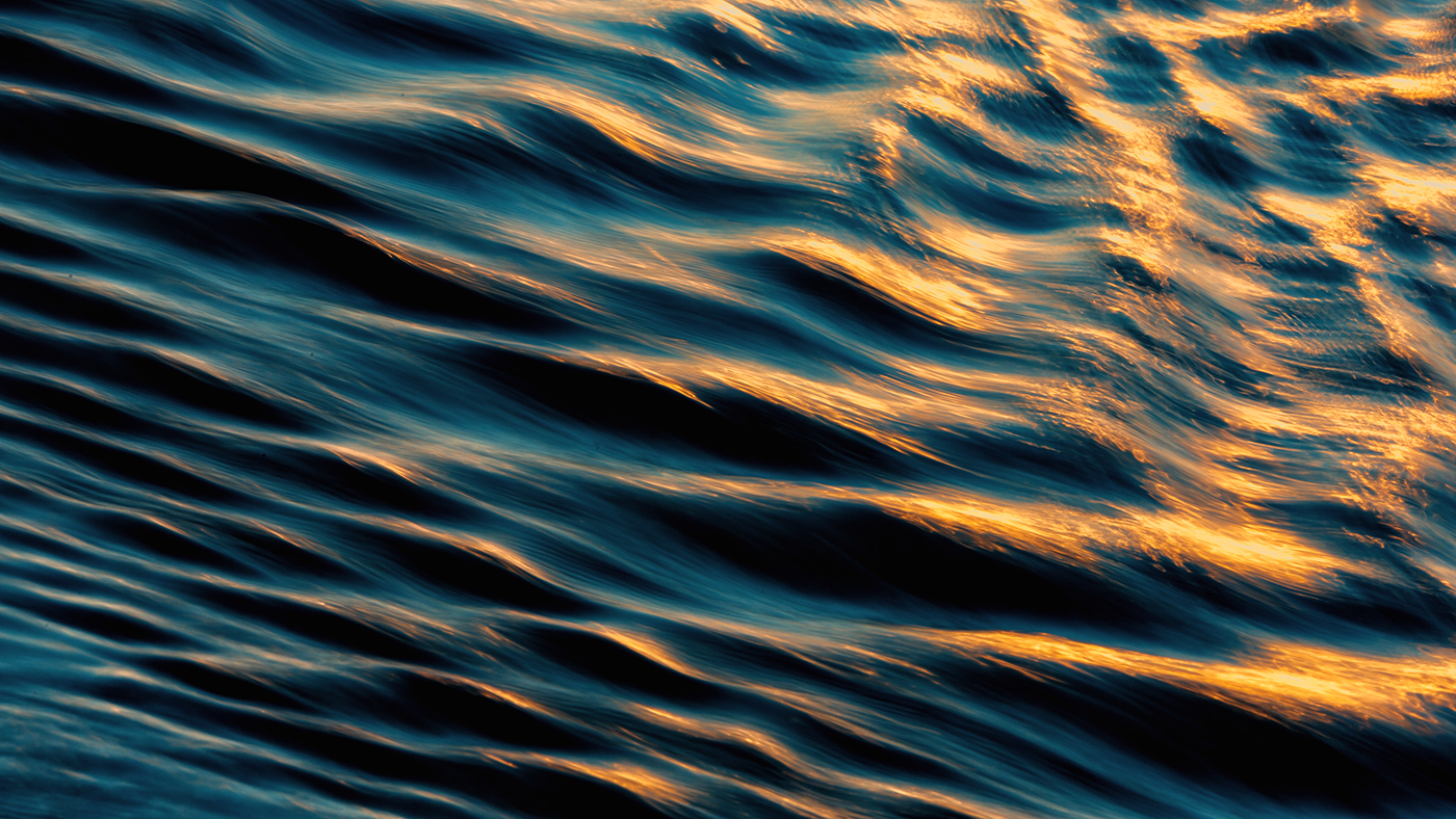 Blau - Gold - Alles im Fluss