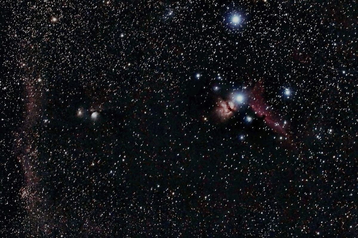 Orion- vom Flammennebel zu Barnards Loop