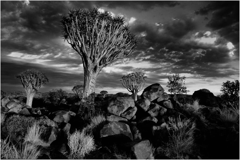 Wolken über Namibia