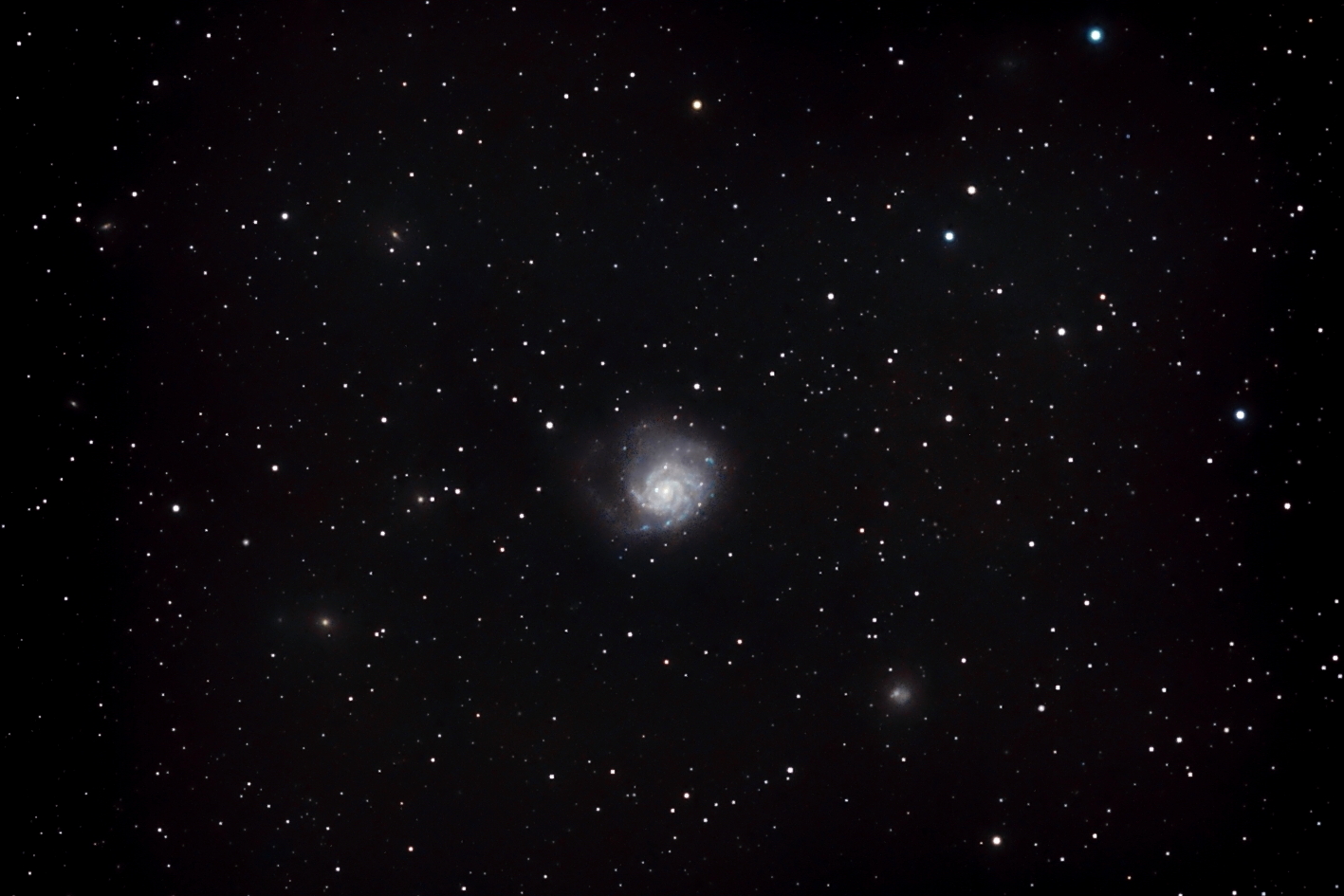 Feuerradgalaxie Messier 101