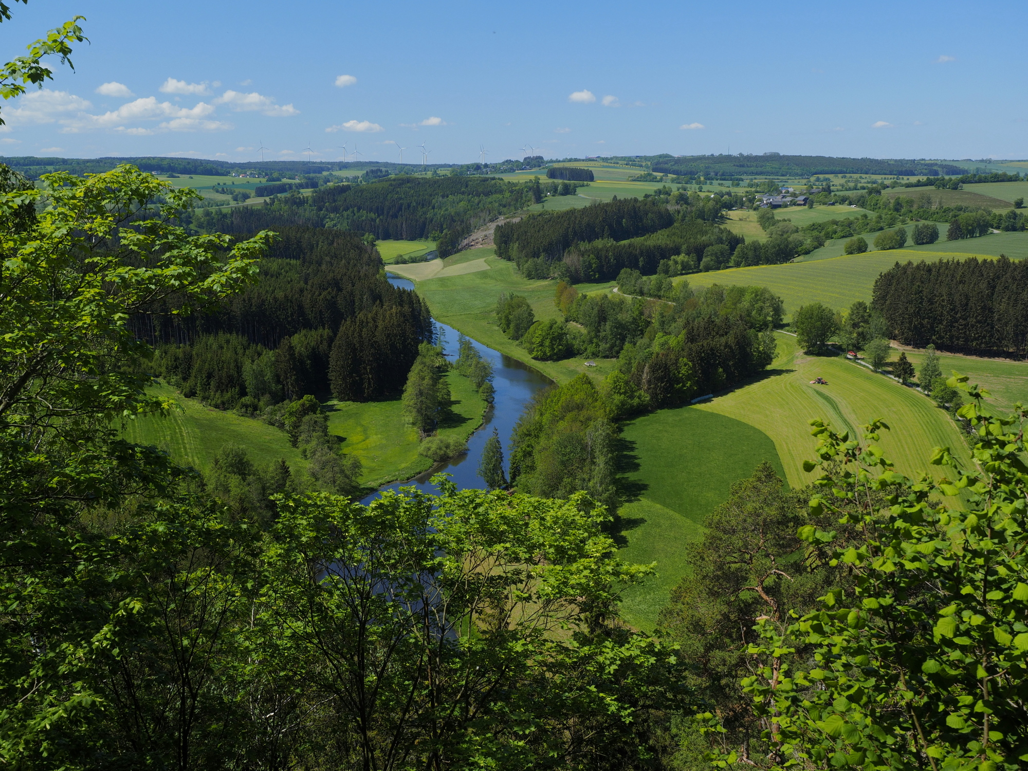 An der Sächsischen Saale in Oberfranken