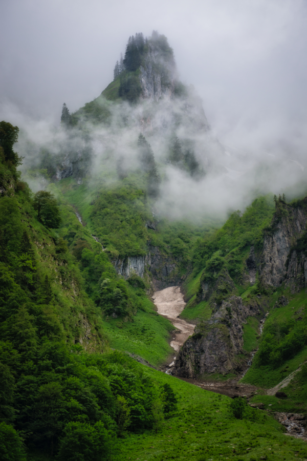 Nebel und Eis