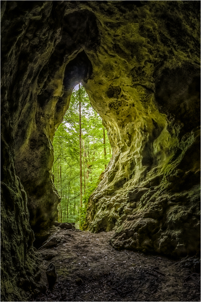 Höhlenausblick