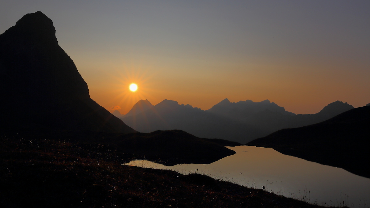 Abends am Bergsee...