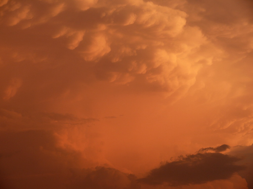 Abendliche Gewitterfront am Amazonas