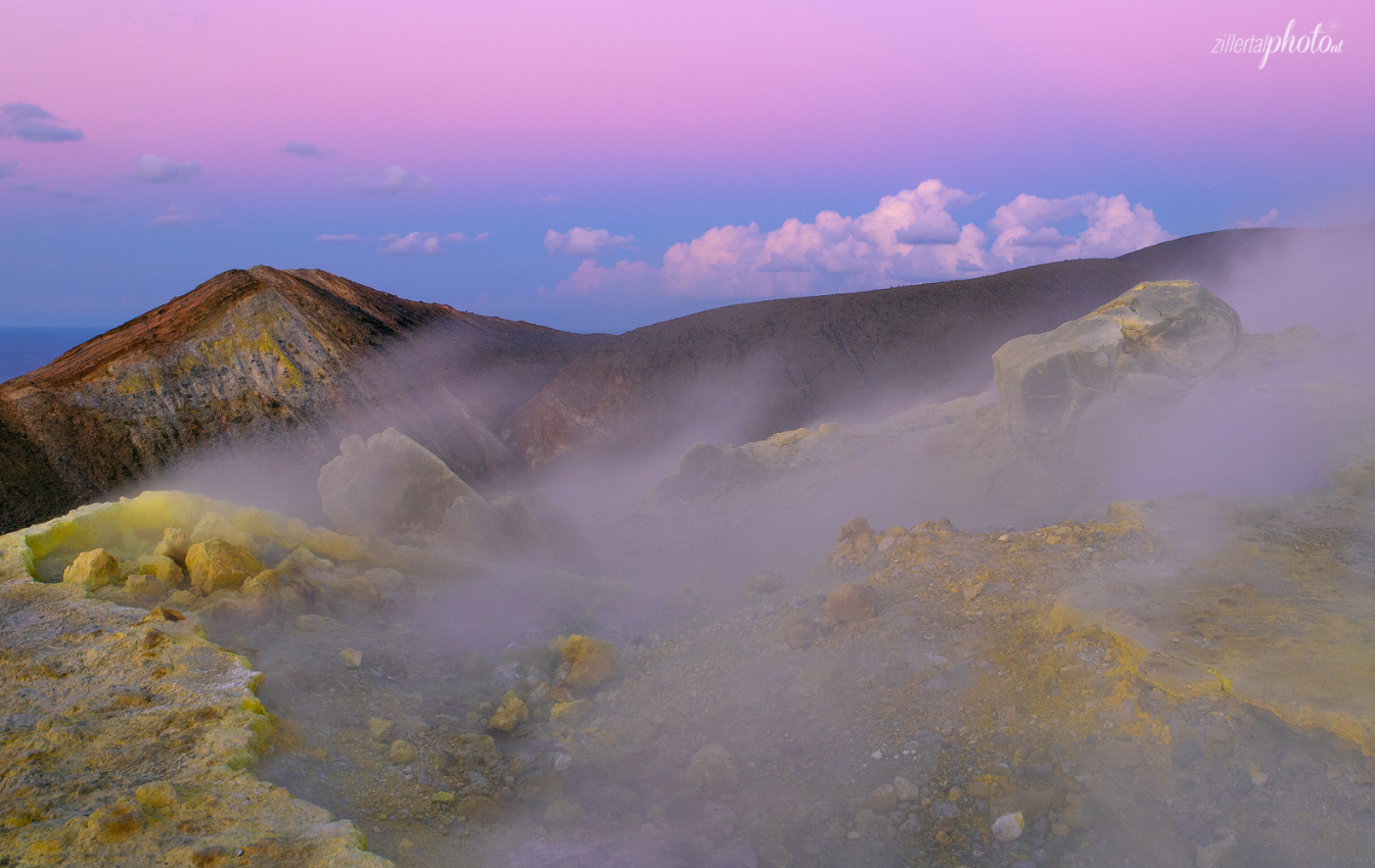 Fumarolen im Großen Krater