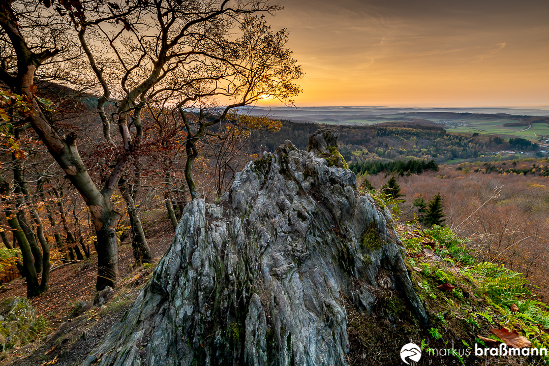 Sonnenuntergang am Großen Zacken