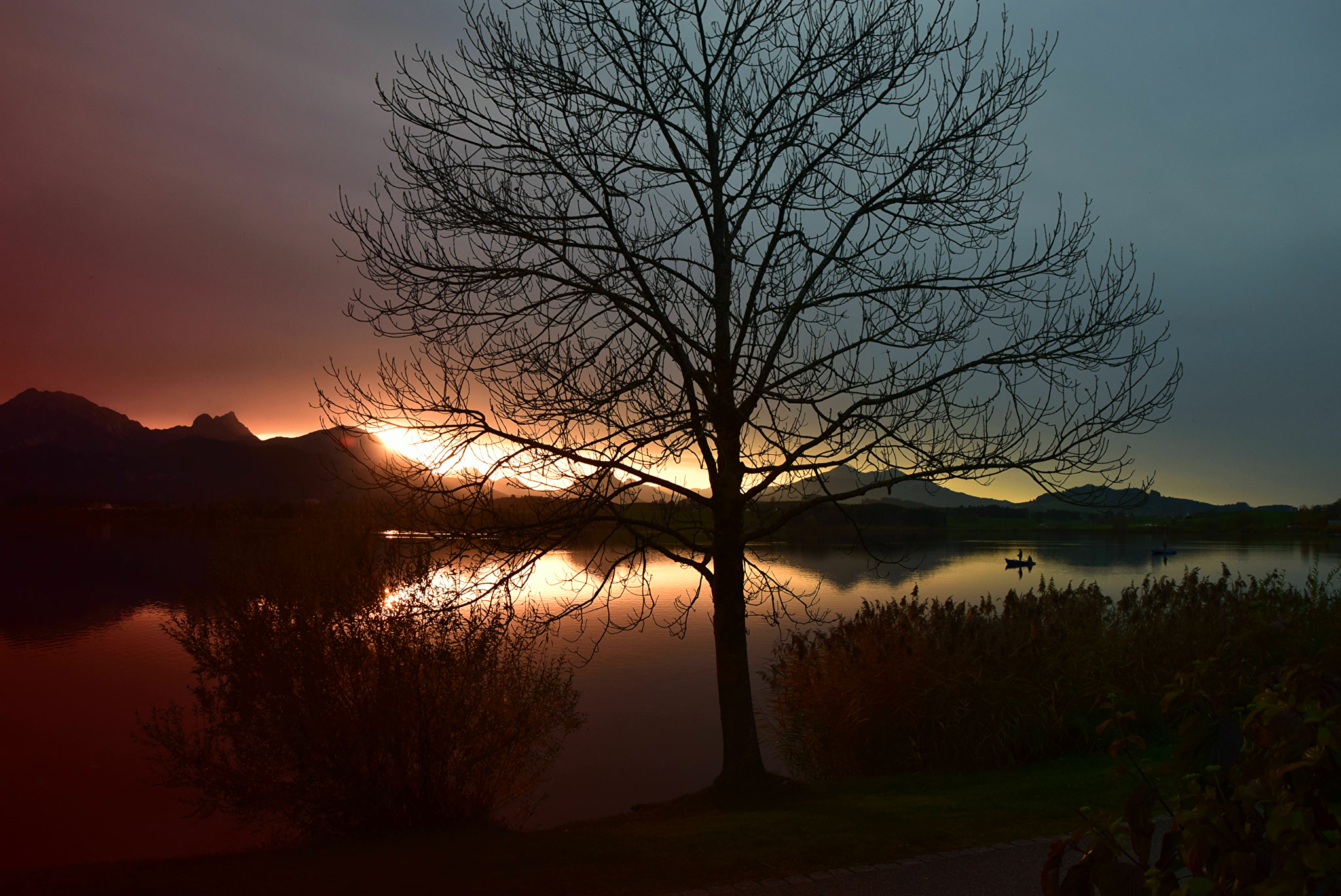 Sonnenuntergang am See