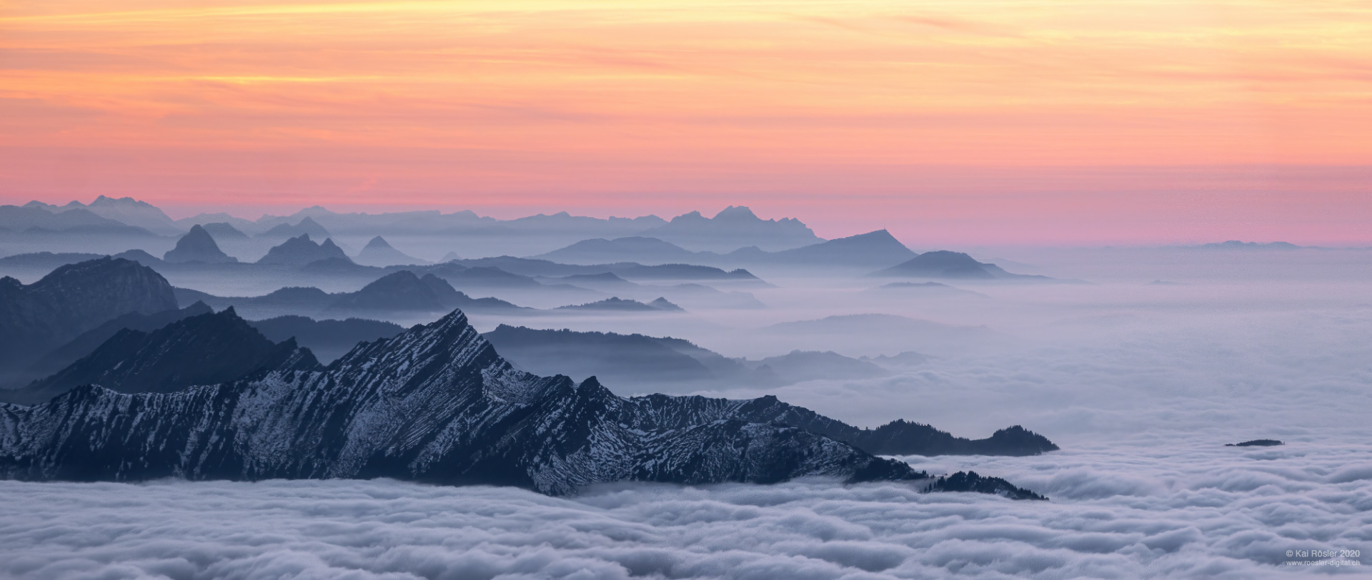 Fernblick vom Säntis