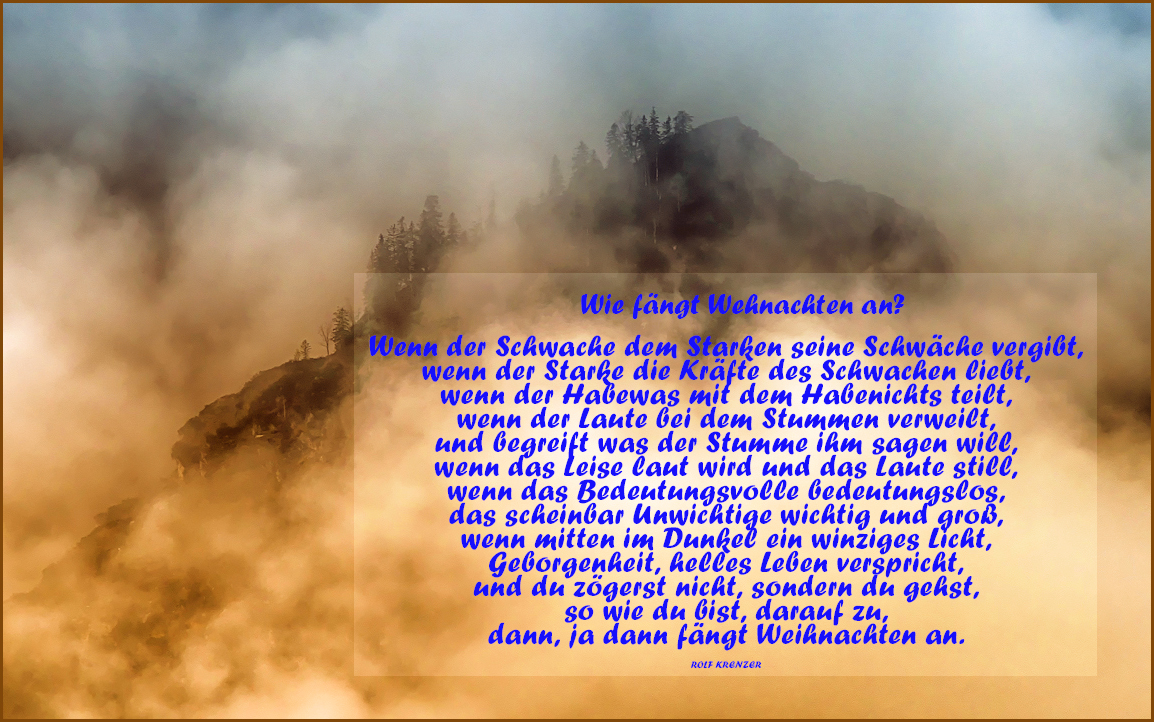 *mein Weihnachtsbeitrag*