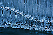Eisdetails an der wilden Endert