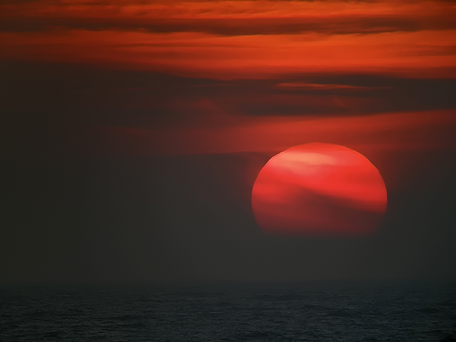 Nordsee II - Sonnenuntergang