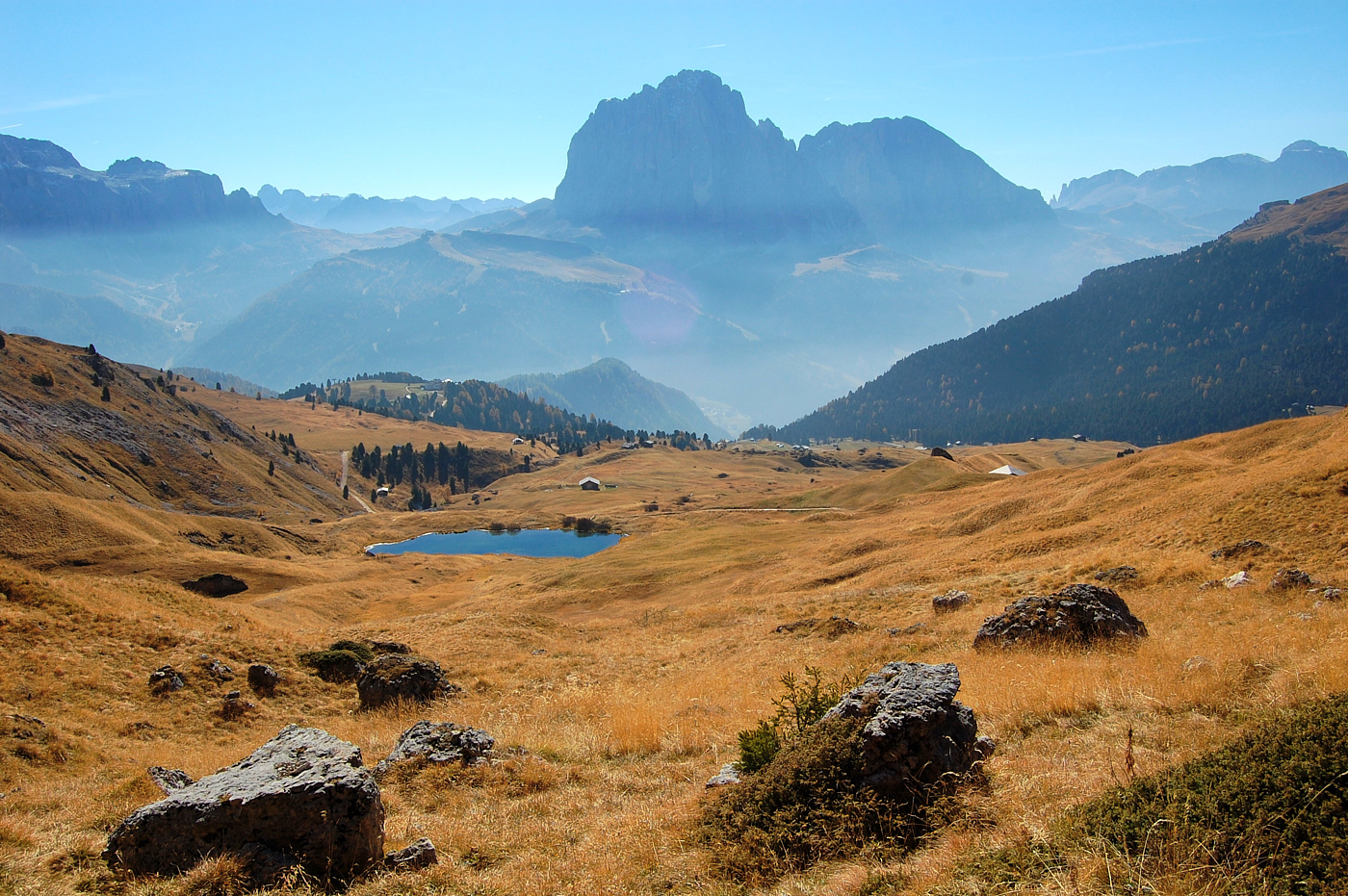 Herbstlicher Langkofel