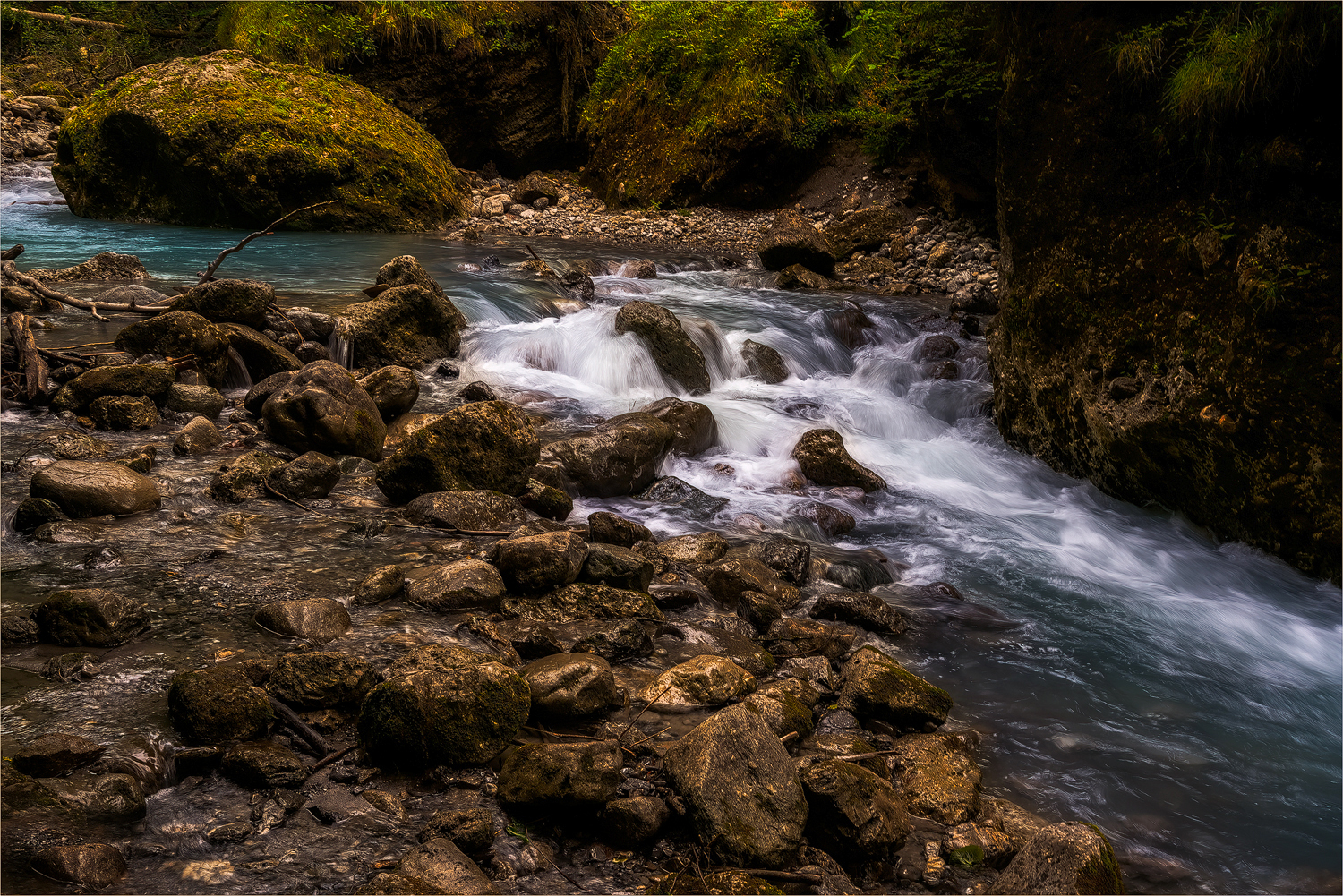 Die Bürser Schlucht II : Der Alvierbach in Aktion