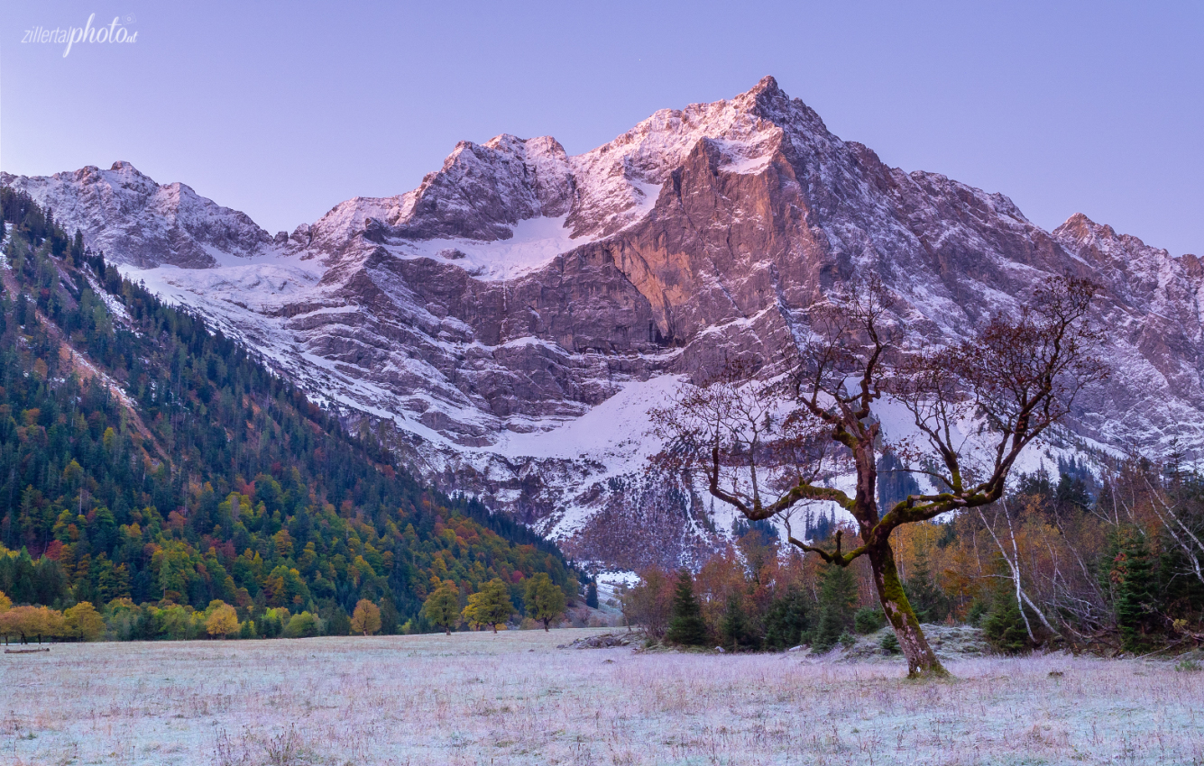 Früher Morgen am Ahornboden