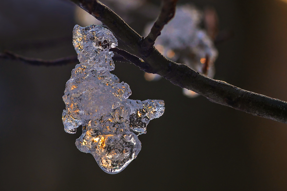 hängendes Eisgeschmeide