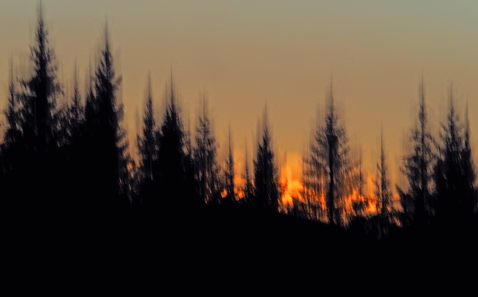 Die Sonne geht unter.......