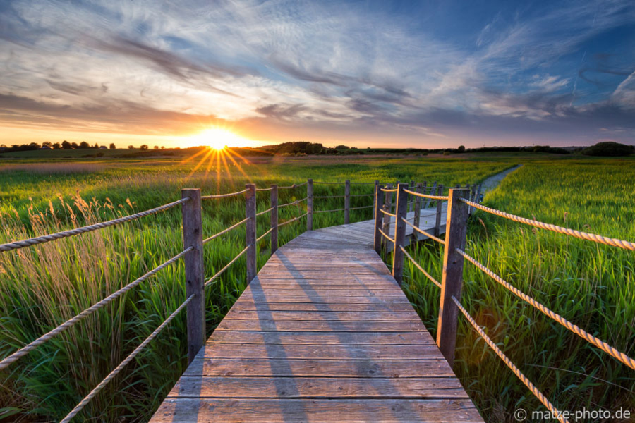 Sonnenuntergang in Dänemark