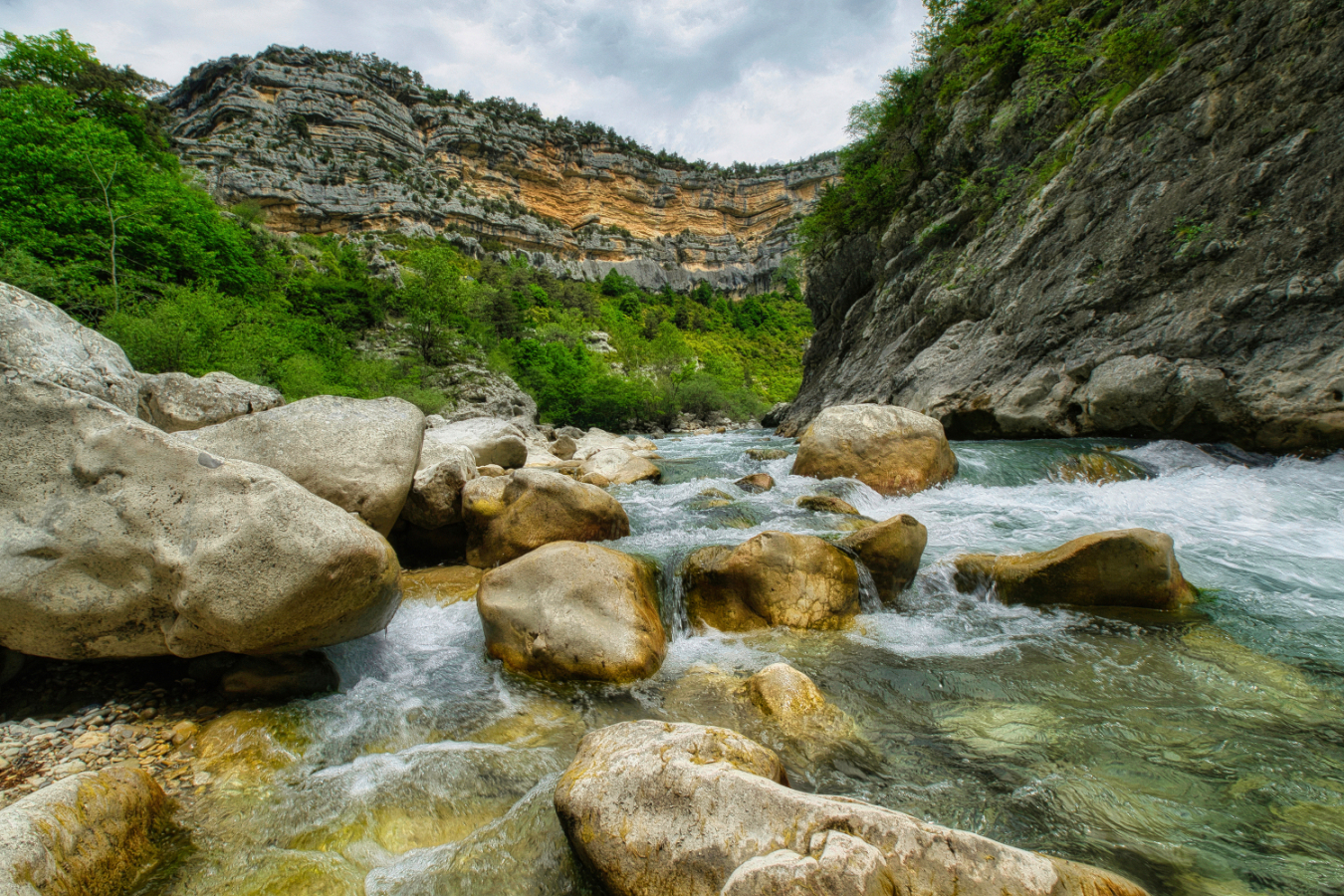 In der Verdon Schlucht