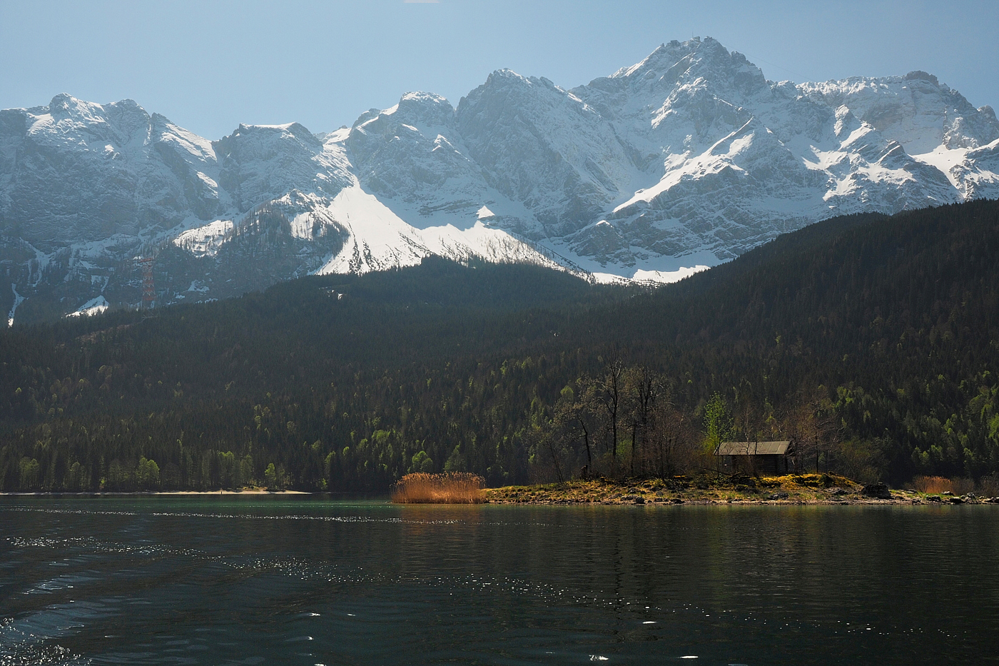 Auf dem Eibsee