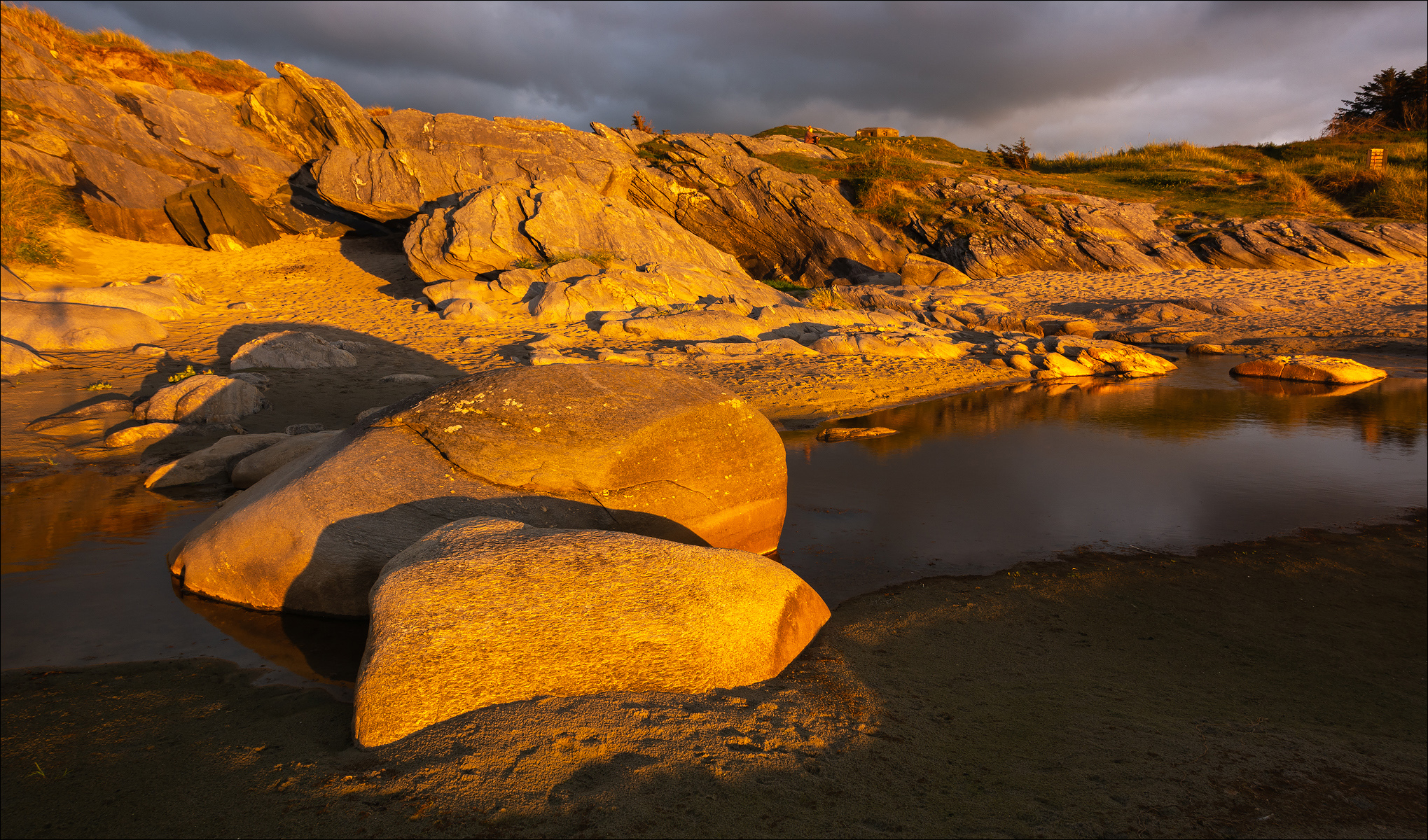 Sunset am Strand von Ølberg (III)