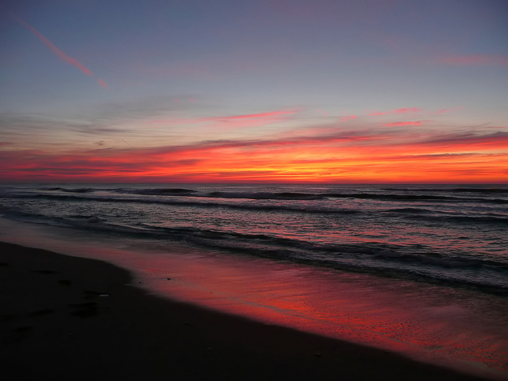 Vor Sonnenaufgang am Meer...