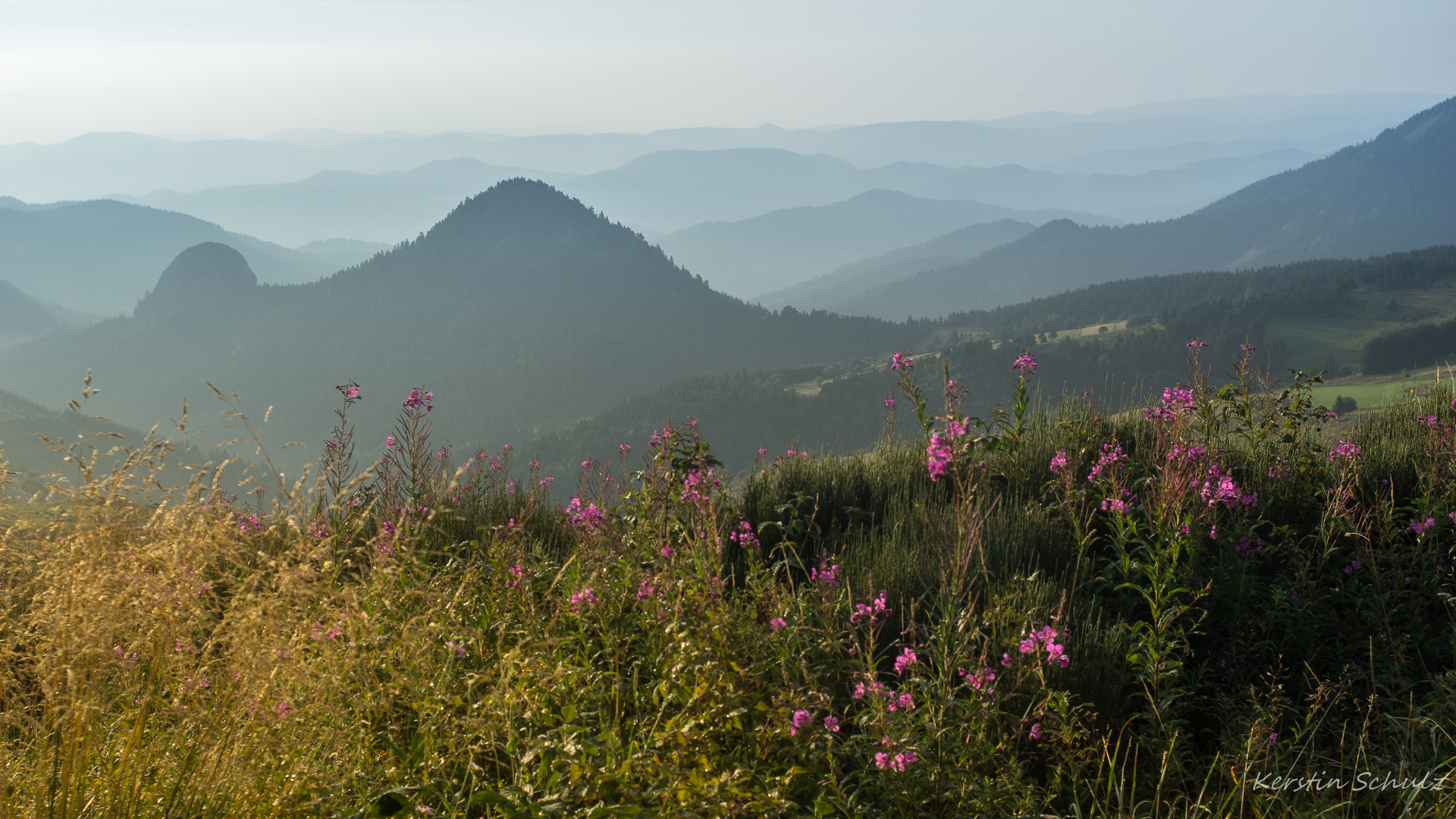 Blick über das Ardèche