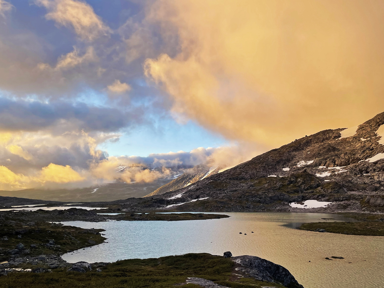 Gamle Strynefjellsvegen...Sonnenaufgang