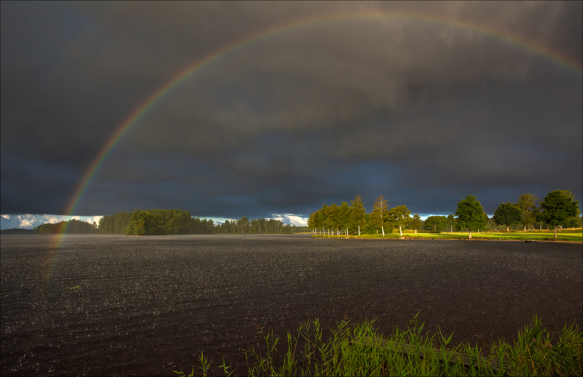 sun + rain = rainbow :-)