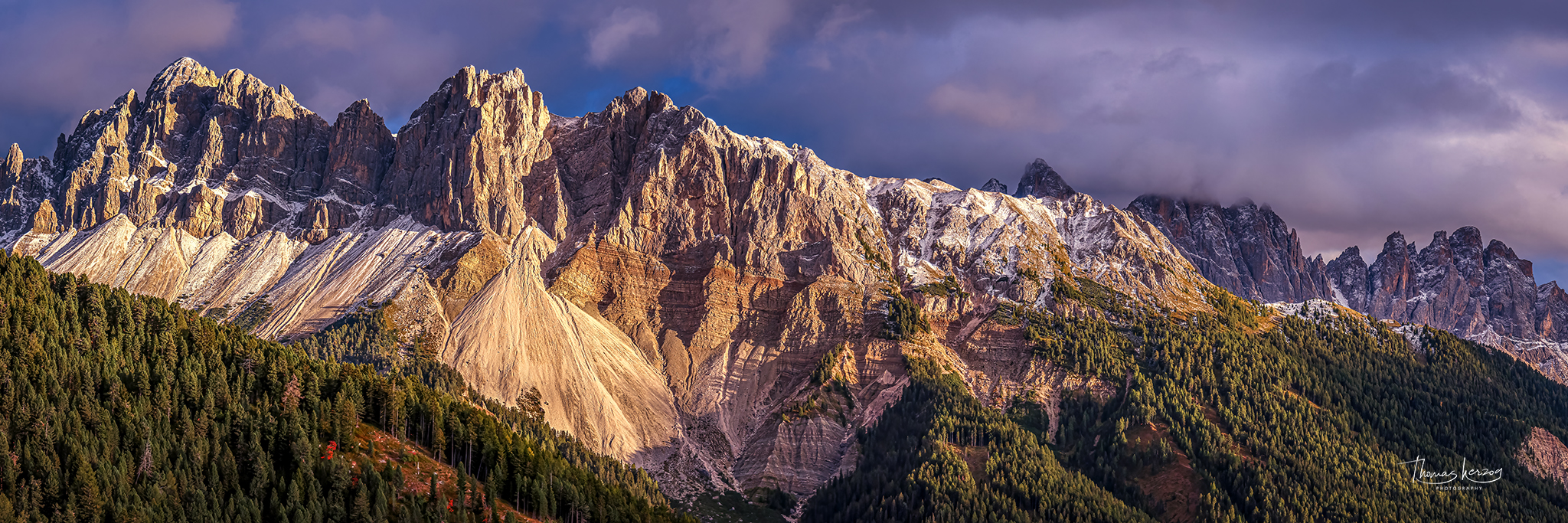 Panorama mit Geislergruppe