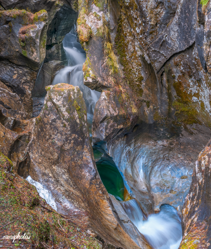 In der schmalen Schlucht