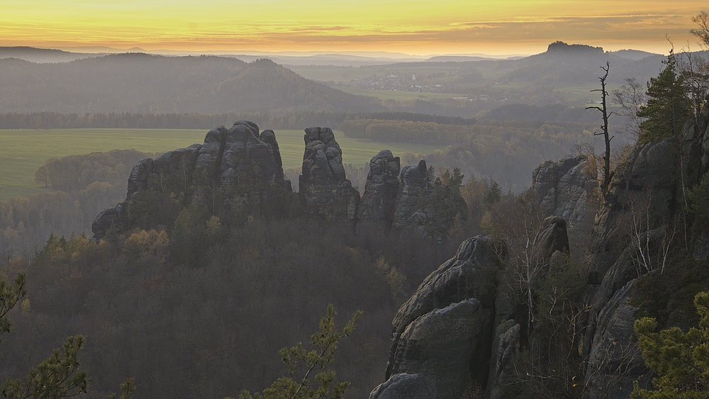 "... an den Schrammsteinen..."