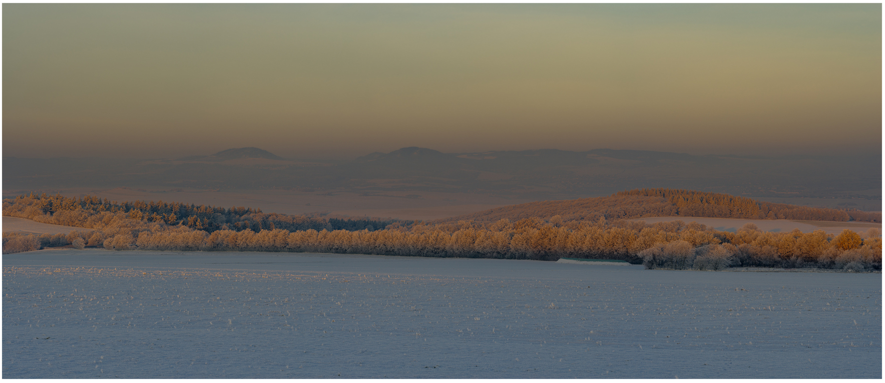 Winterlicher Blick in die Eifel