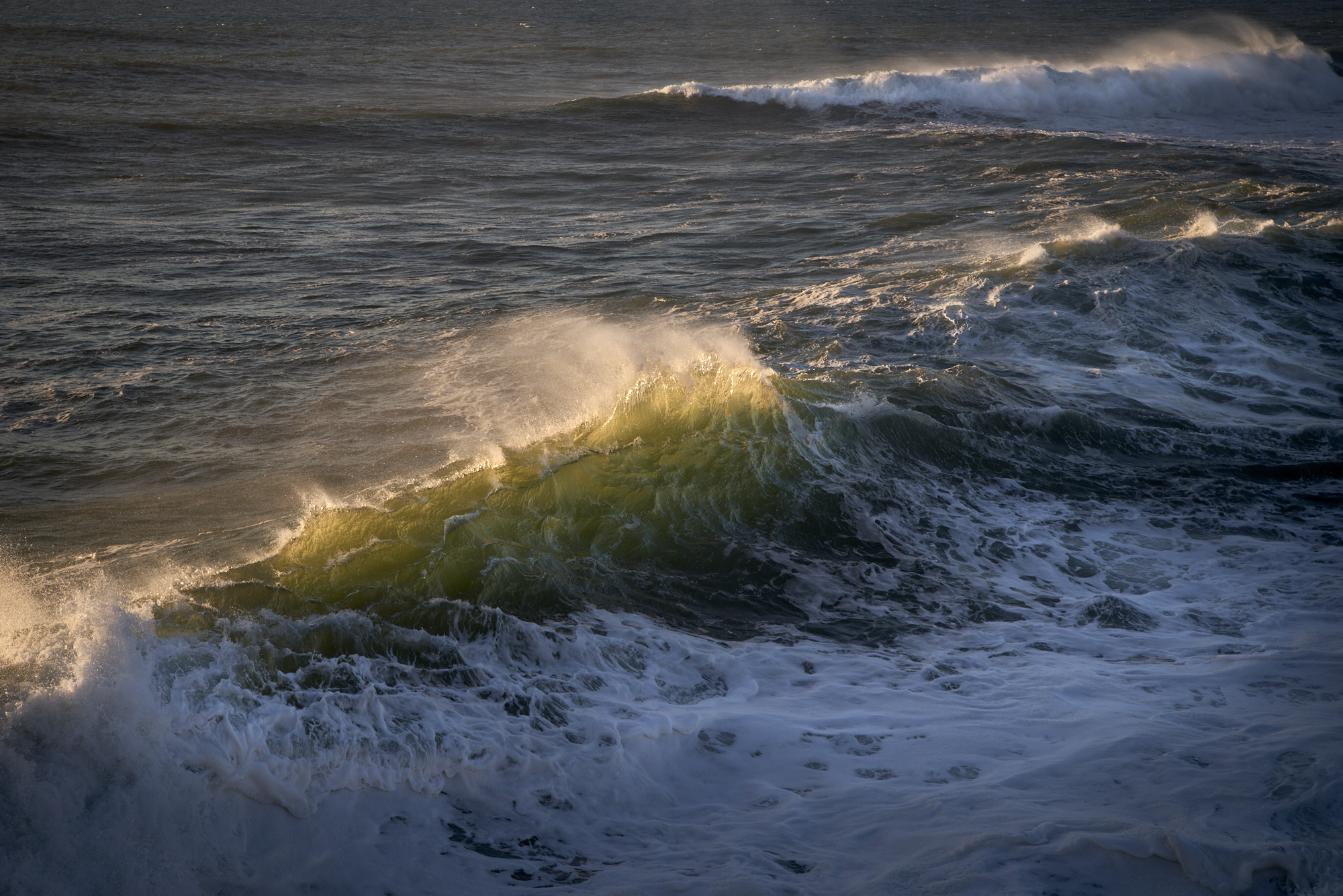 Ruhige See in Nazaré