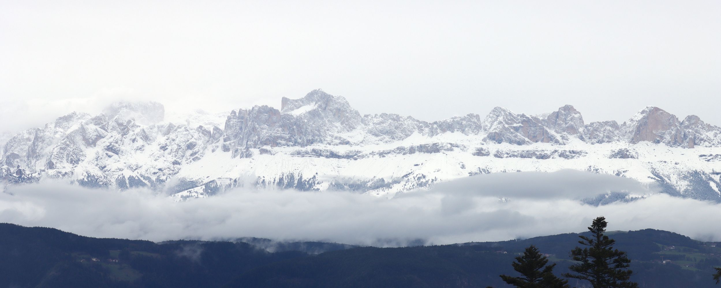 Blick auf die Rosengartengruppe