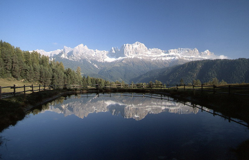 Spiegelung des Rosengartens (ND)