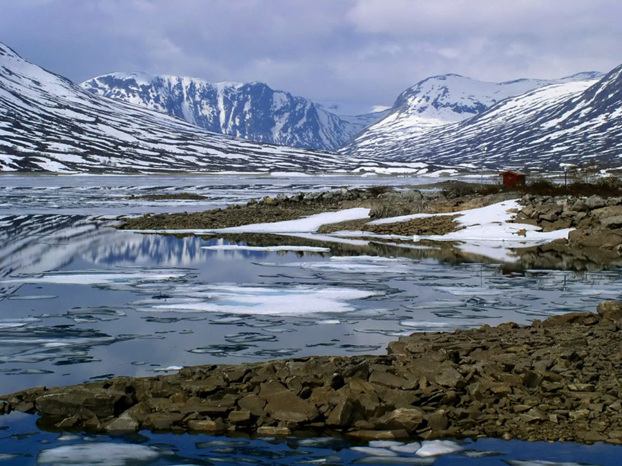 ND norwegische Fjelllandschaft am Breidalsvatn