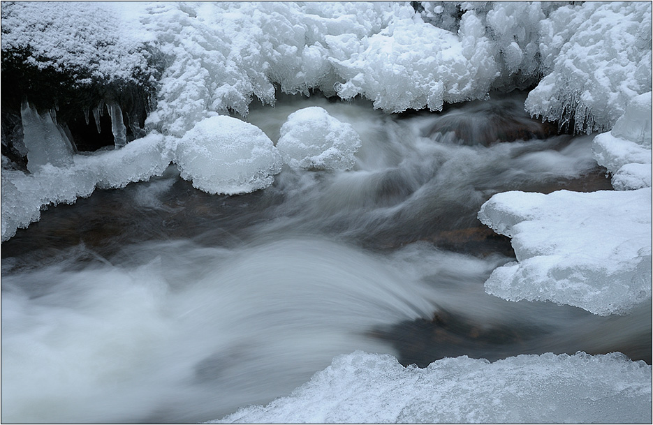 Schnee-Eis-Wasser