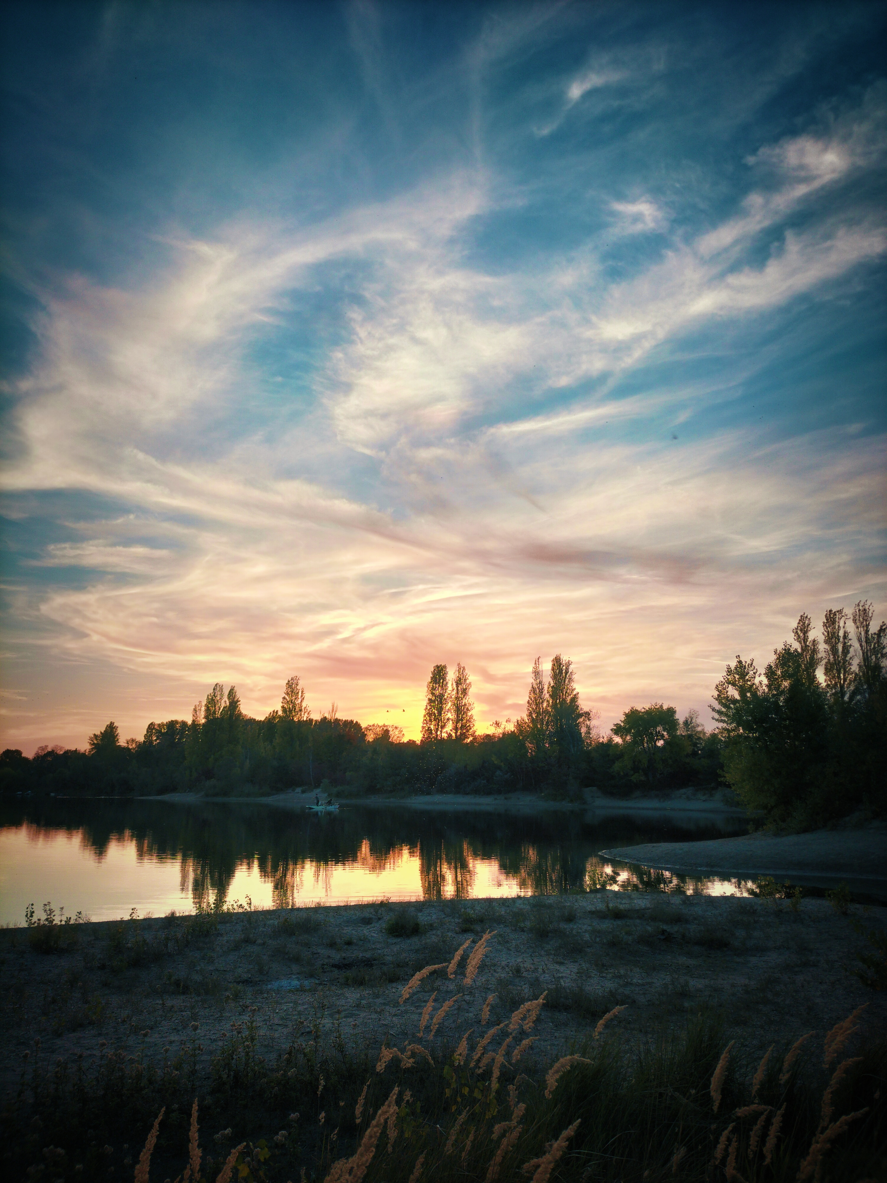 Sunset with fishermen #3 (Mosquitoes!!!)