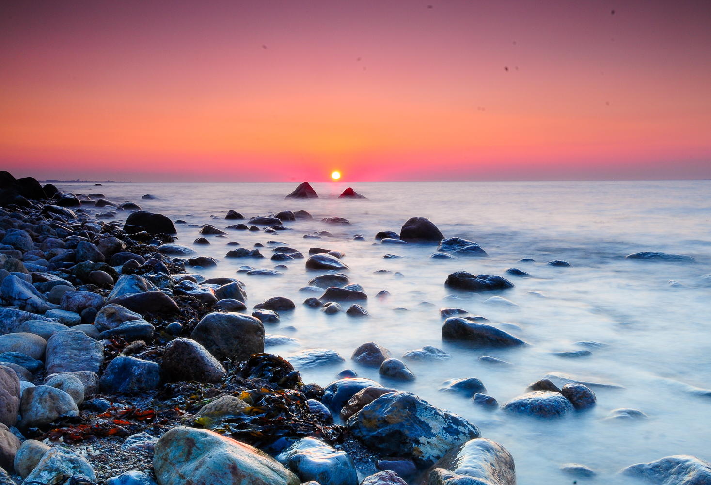 Sommerabend am Strand