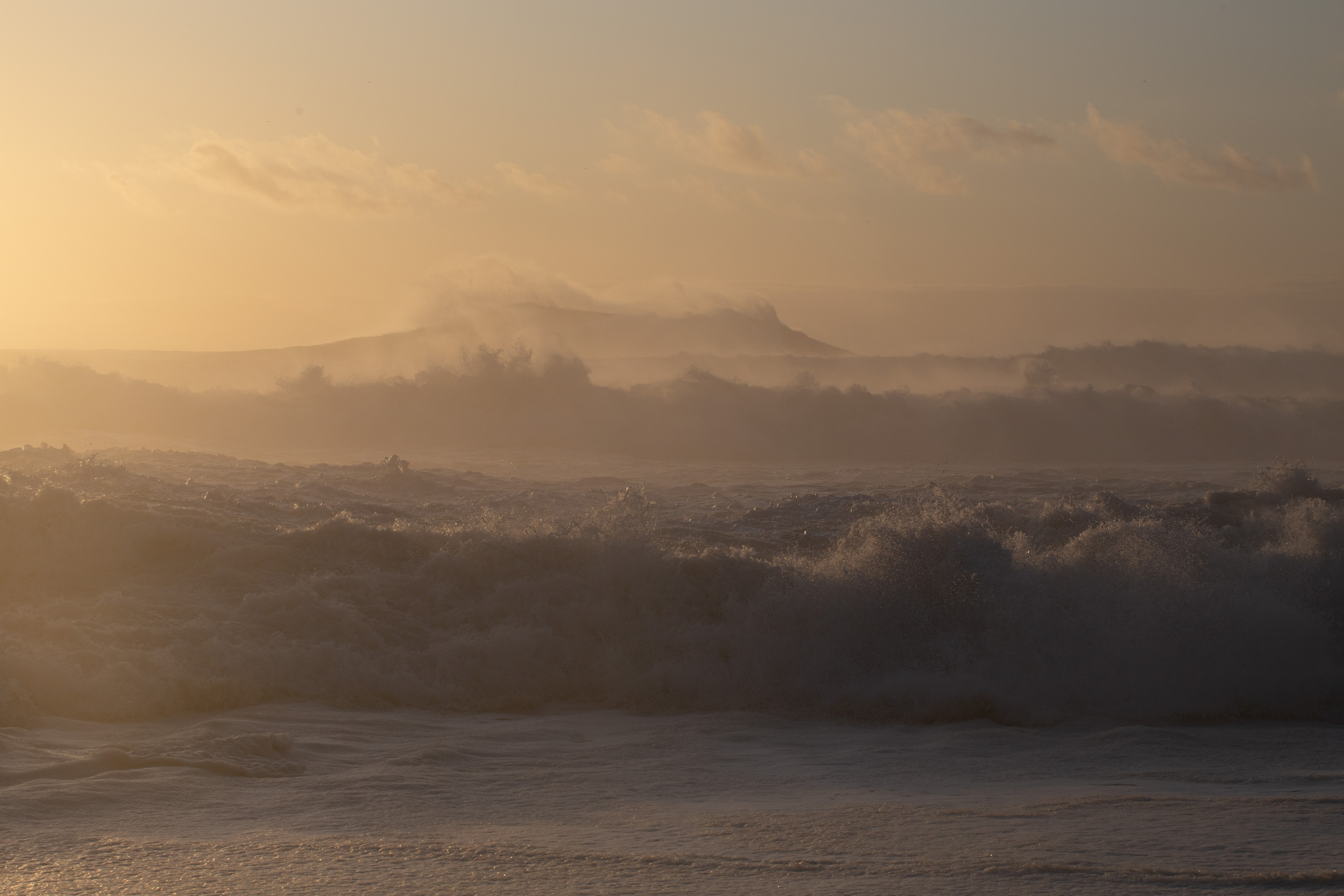 Die Wellen von Nazarè in Portugal