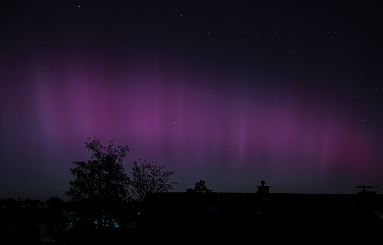 Aurora Borealis zu Gast in Südbayern