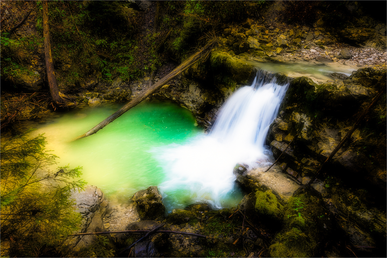 Ein kleiner Wasserfall