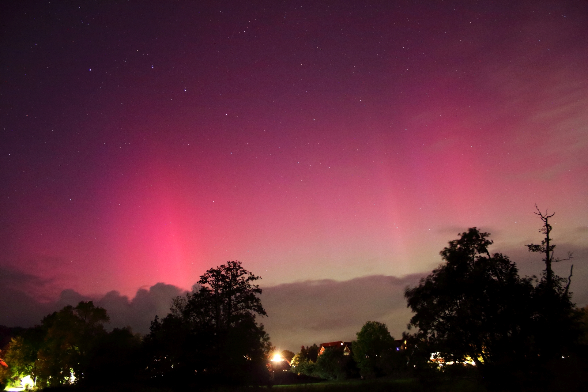 Polarlichter am 10. Oktober