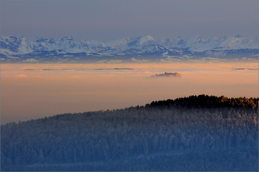 Über dem Nebelmeer