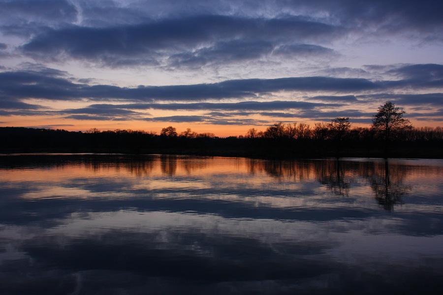 Blaue Stunde an der Ruhr