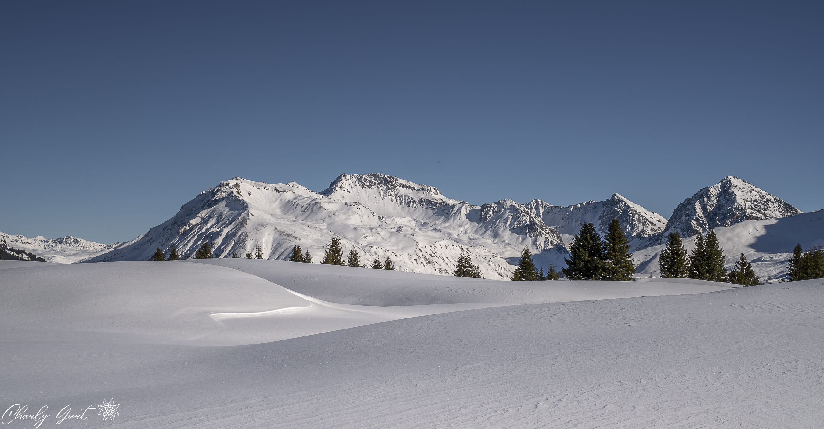 Winter in den Alpen