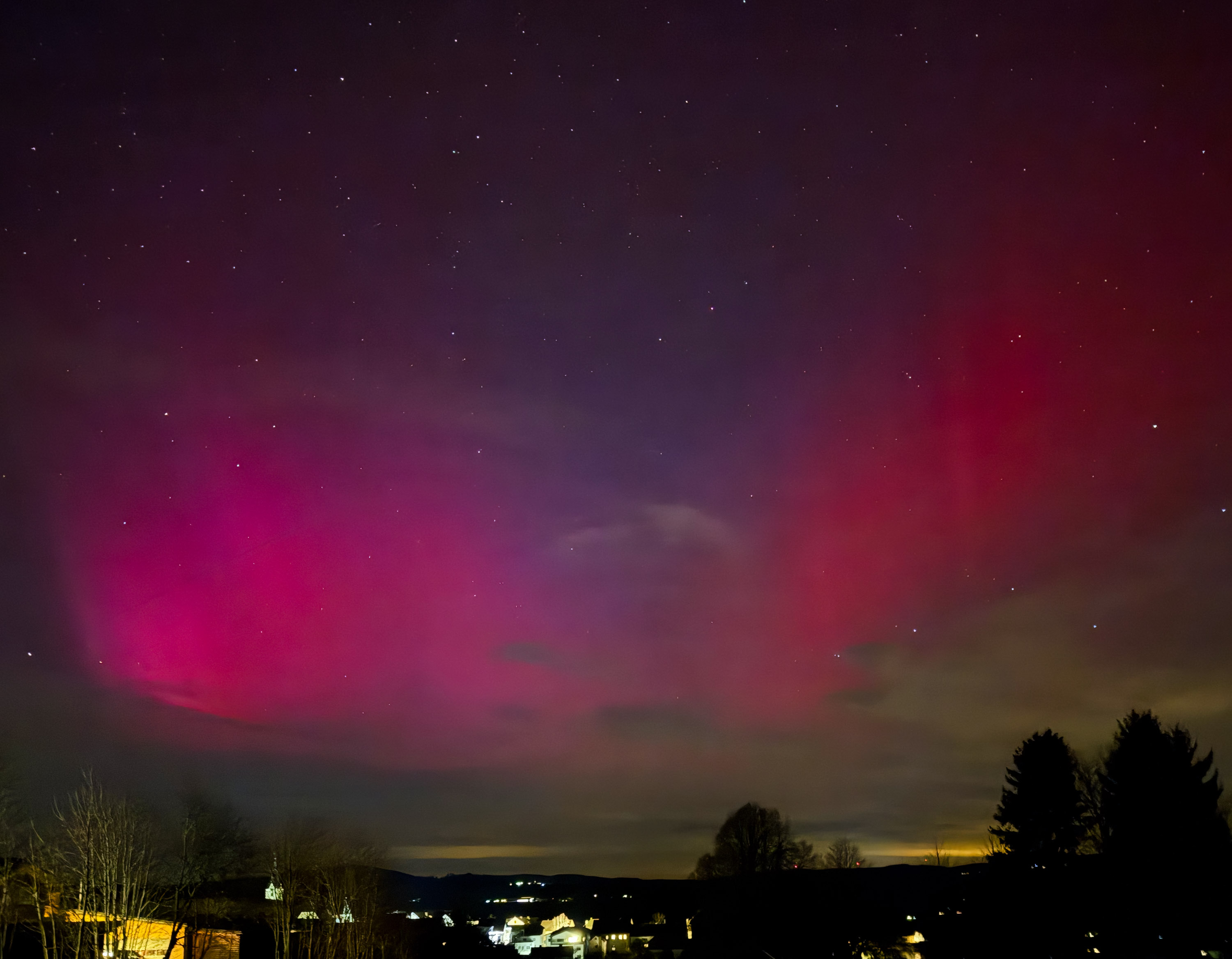 Nordlichter über Österreich