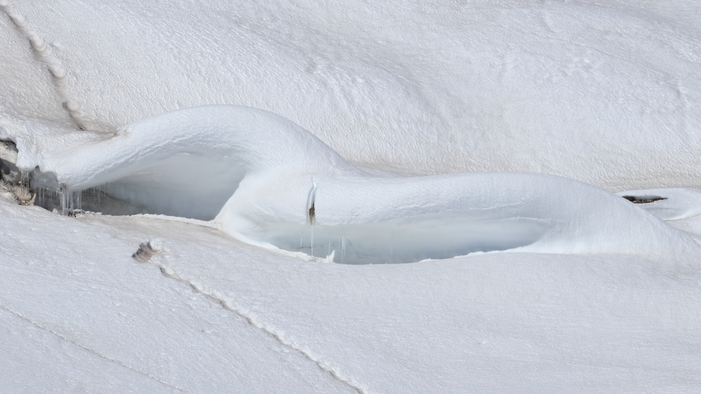 Schneeskulptur