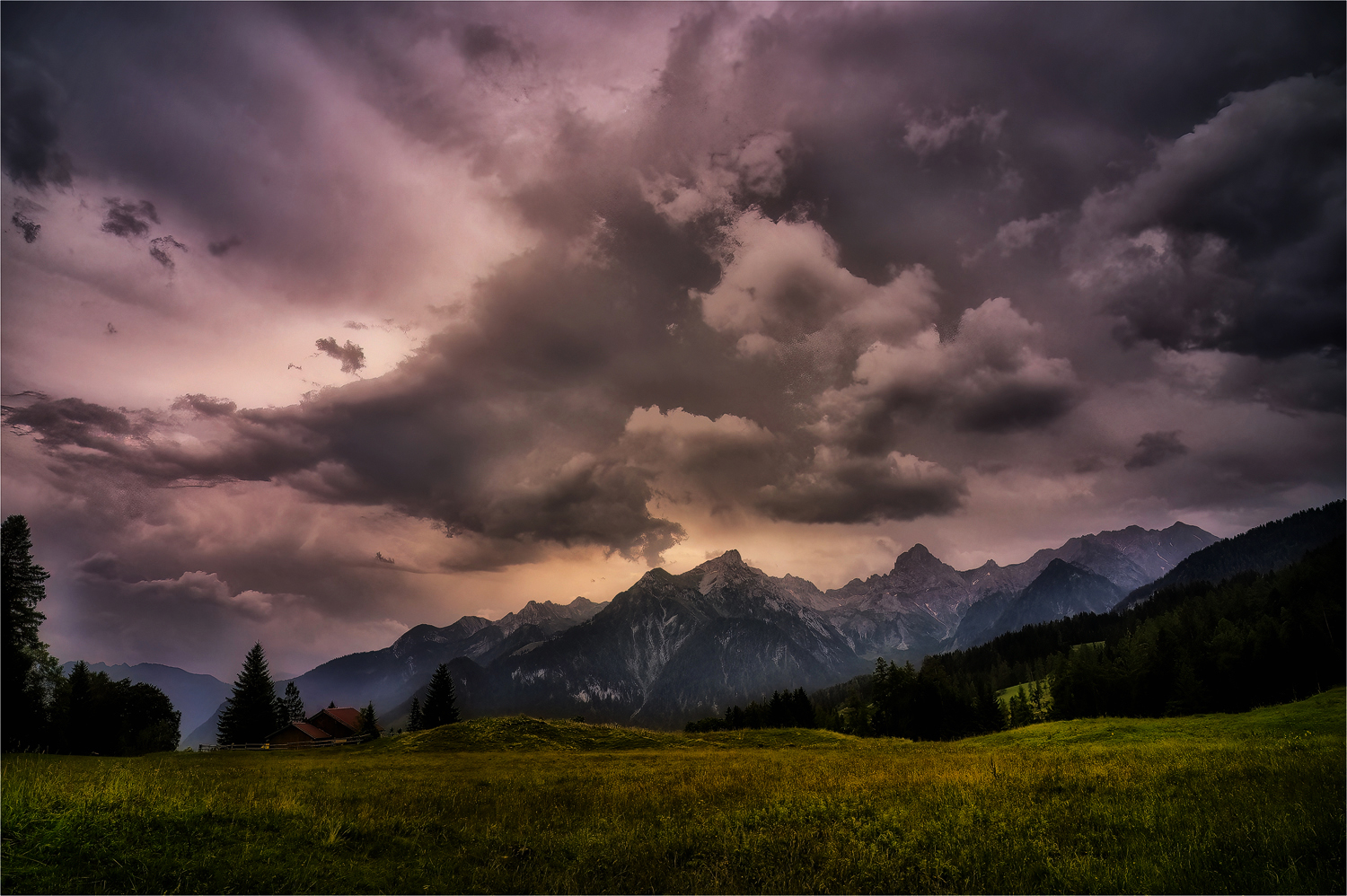 Schaut nach Gewitter aus ...